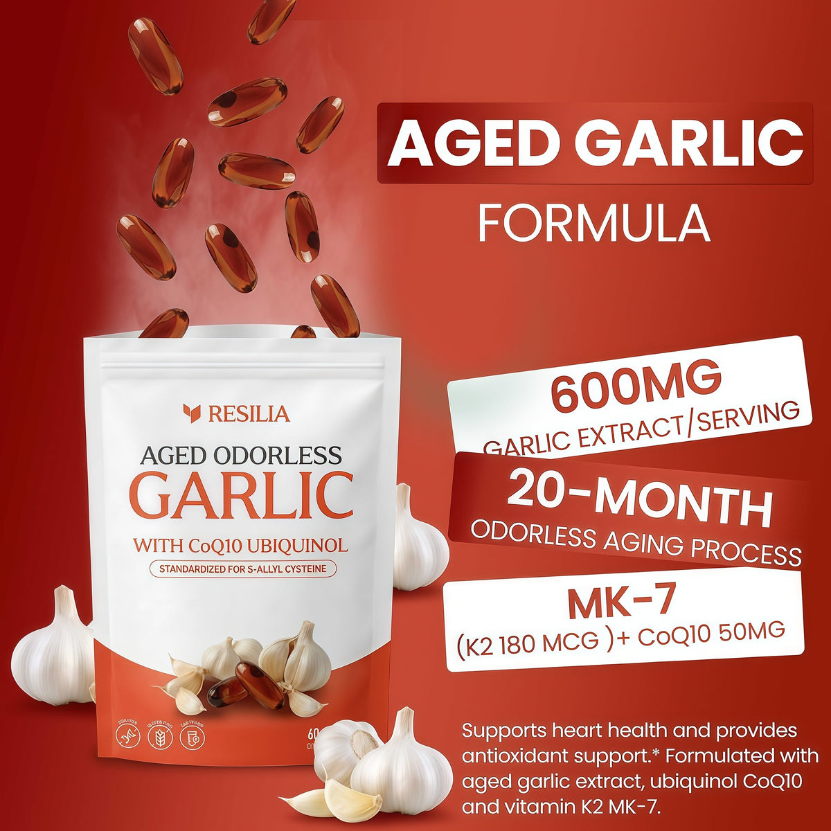 Resilia® Aged Odorless Garlic