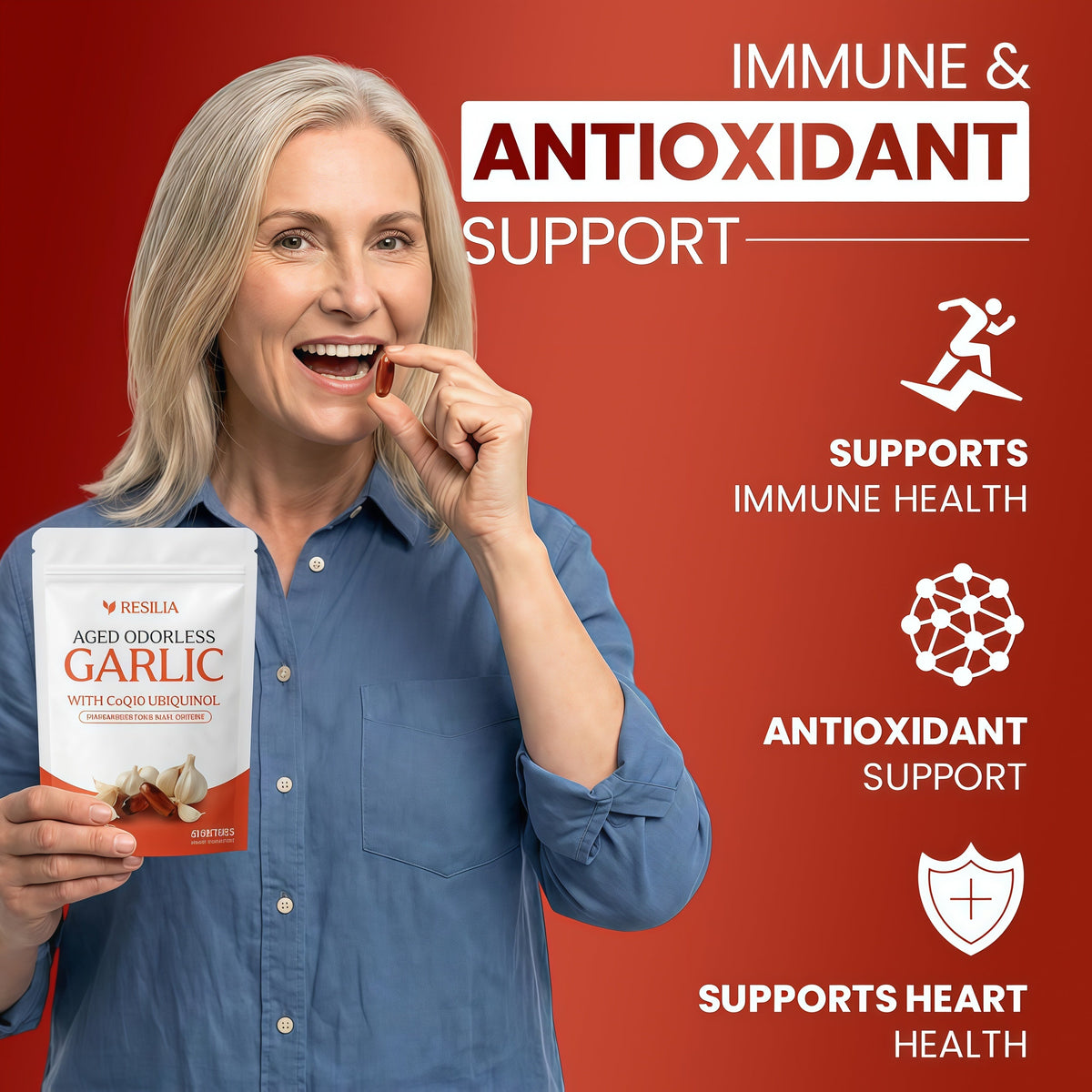Resilia® Aged Odorless Garlic